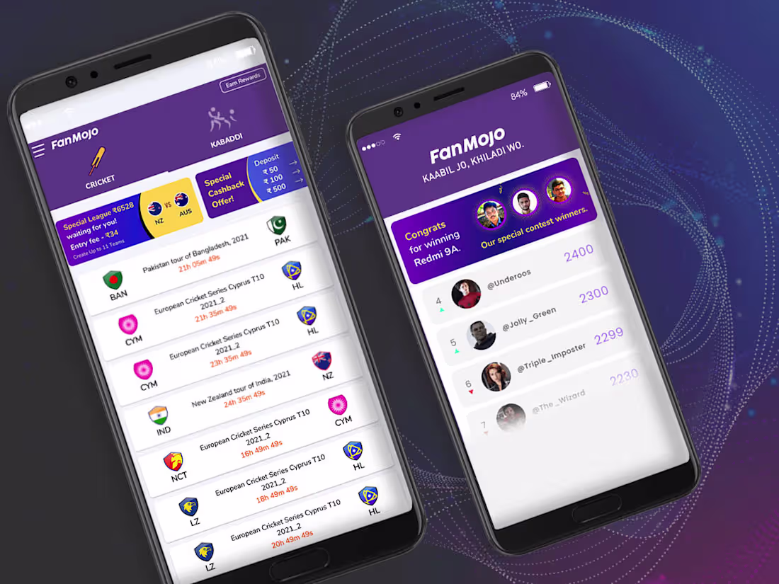 Cover image for Fanmojo : a fantasy gaming app in India