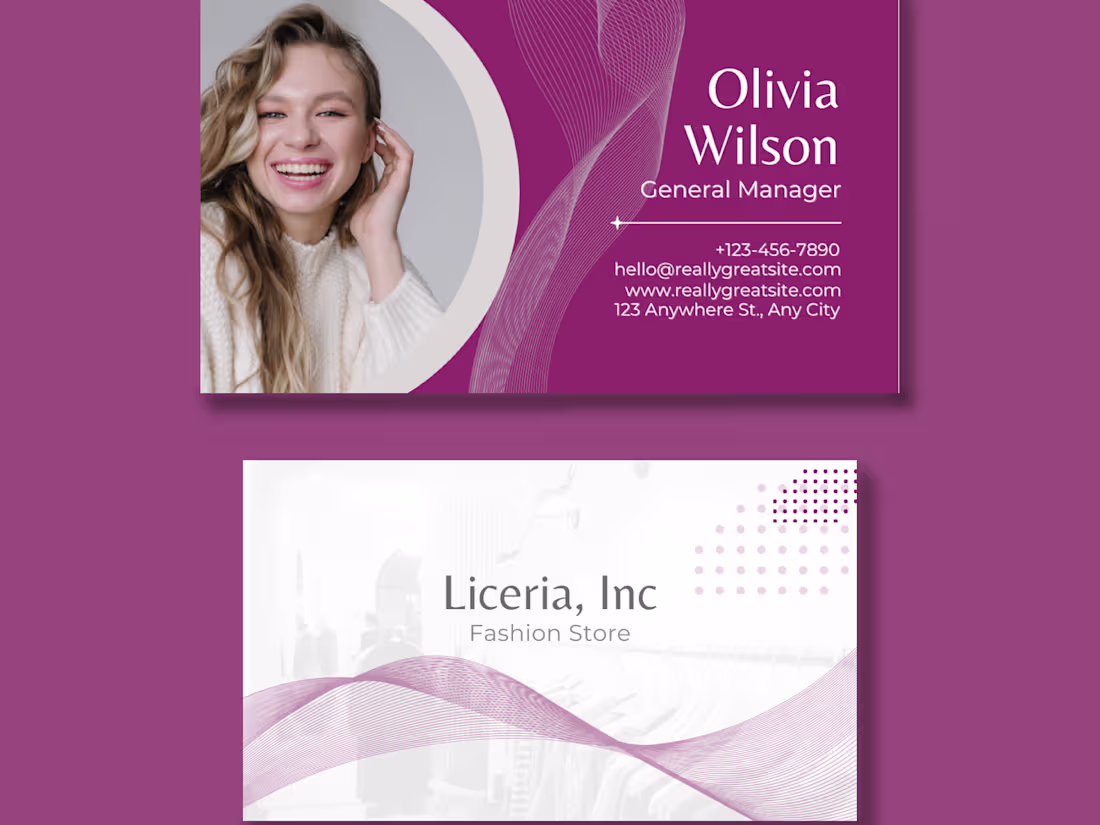 Cover image for Professional & Minimalist Business card