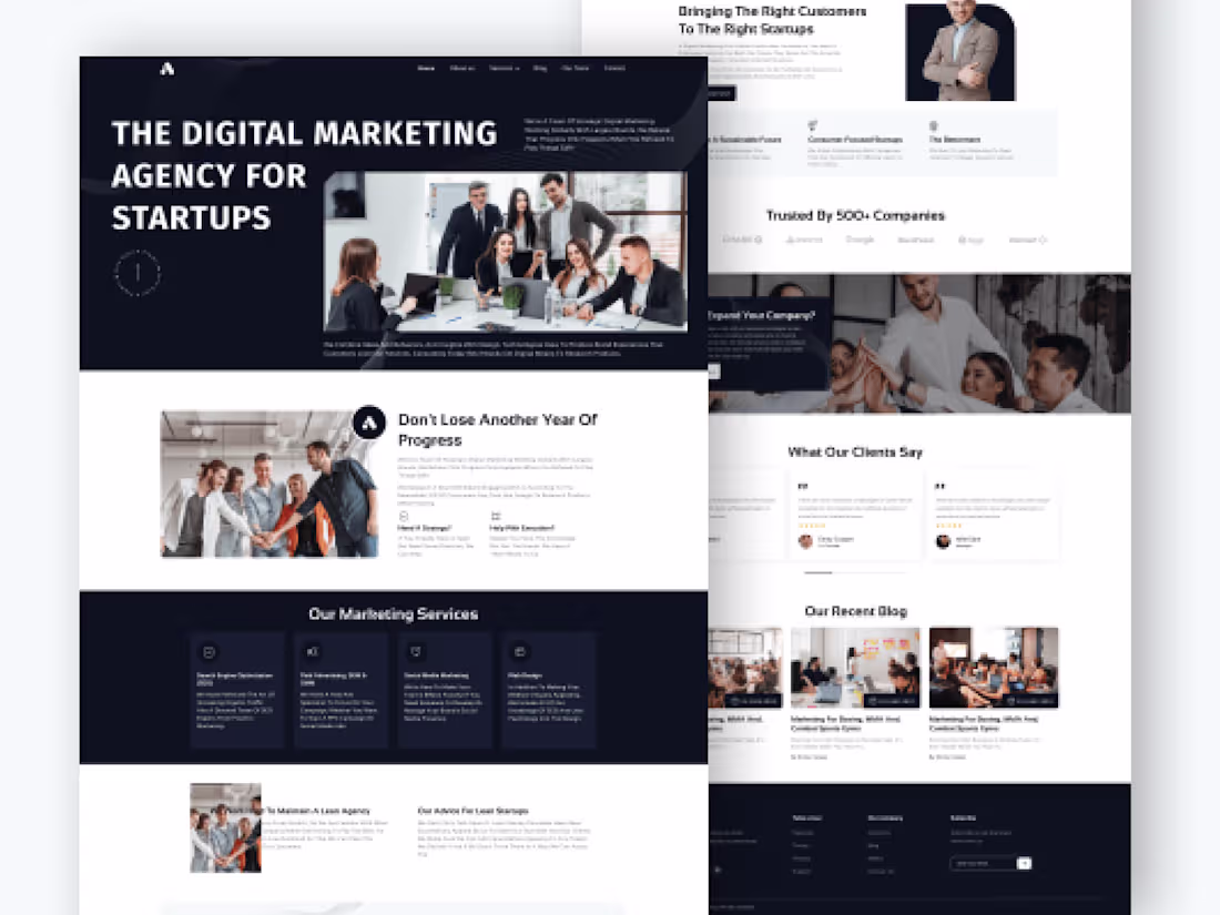 Cover image for A Digital Marketing website