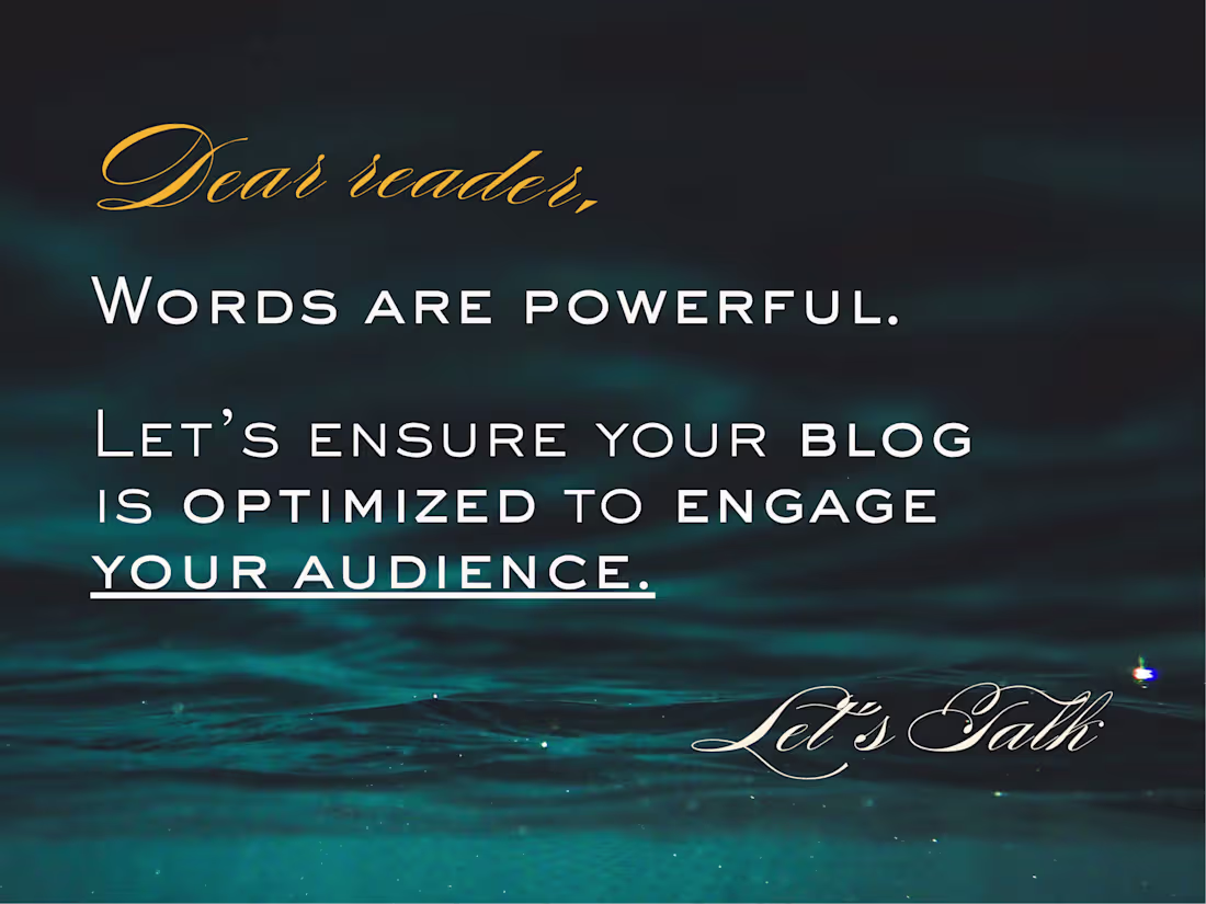 Cover image for Blog Writing & Content Direction