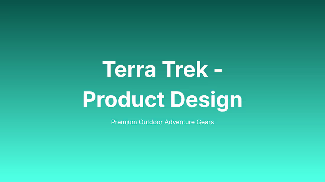 Cover image for Terra Trek - Product Design