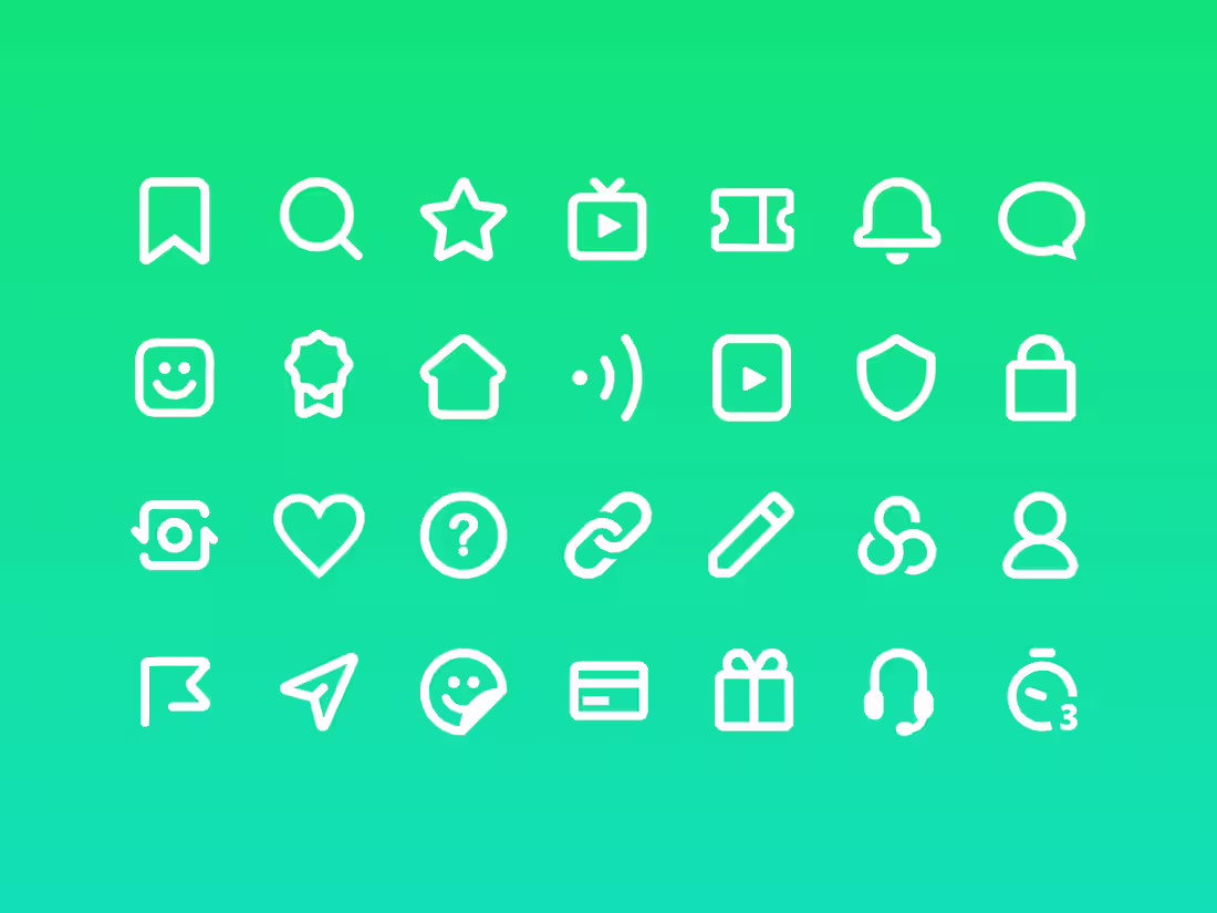 Cover image for Social Media Line Icons