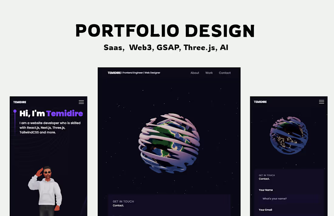 Cover image for Portfolio Website For Individuals