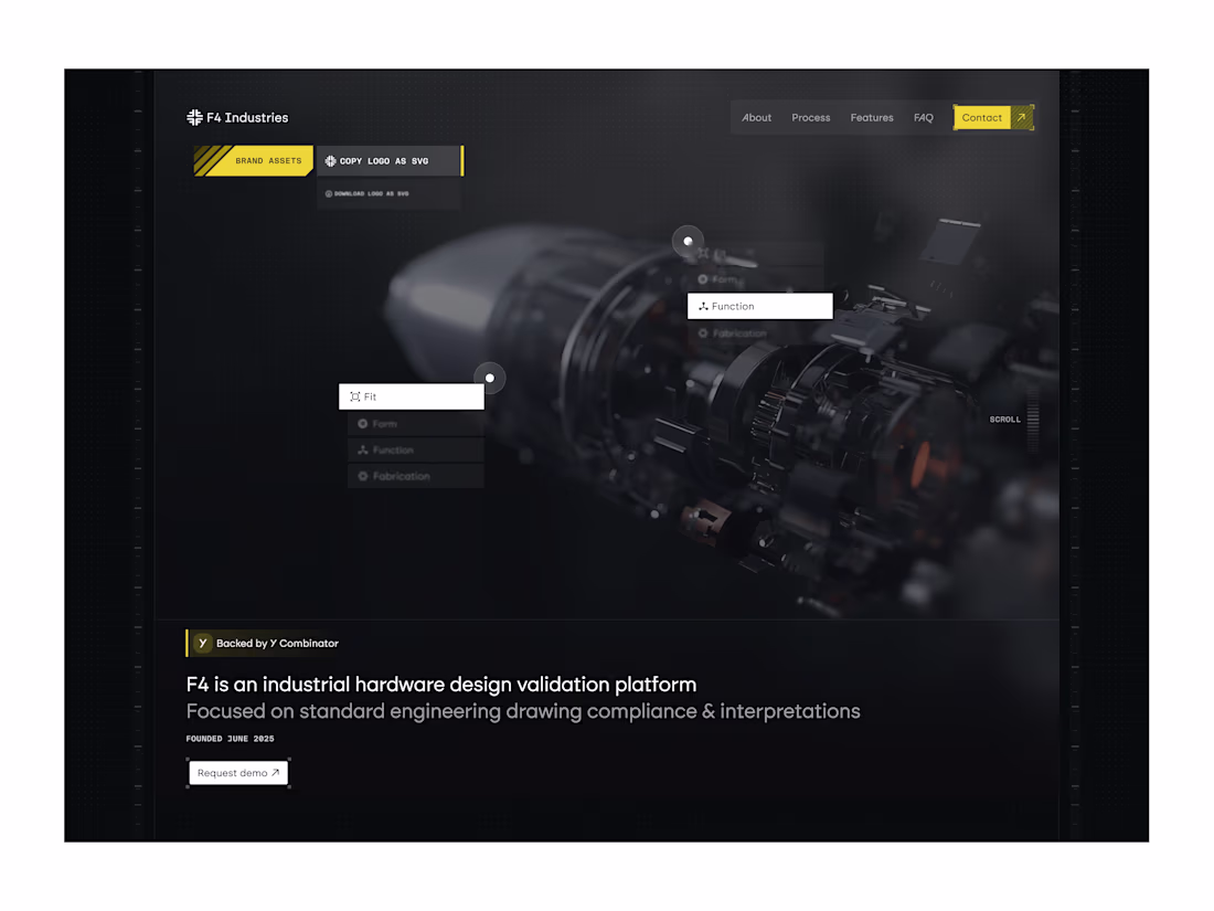 Cover image for F4 Industries - Instant Compliance Checks for Engineering Drawi…