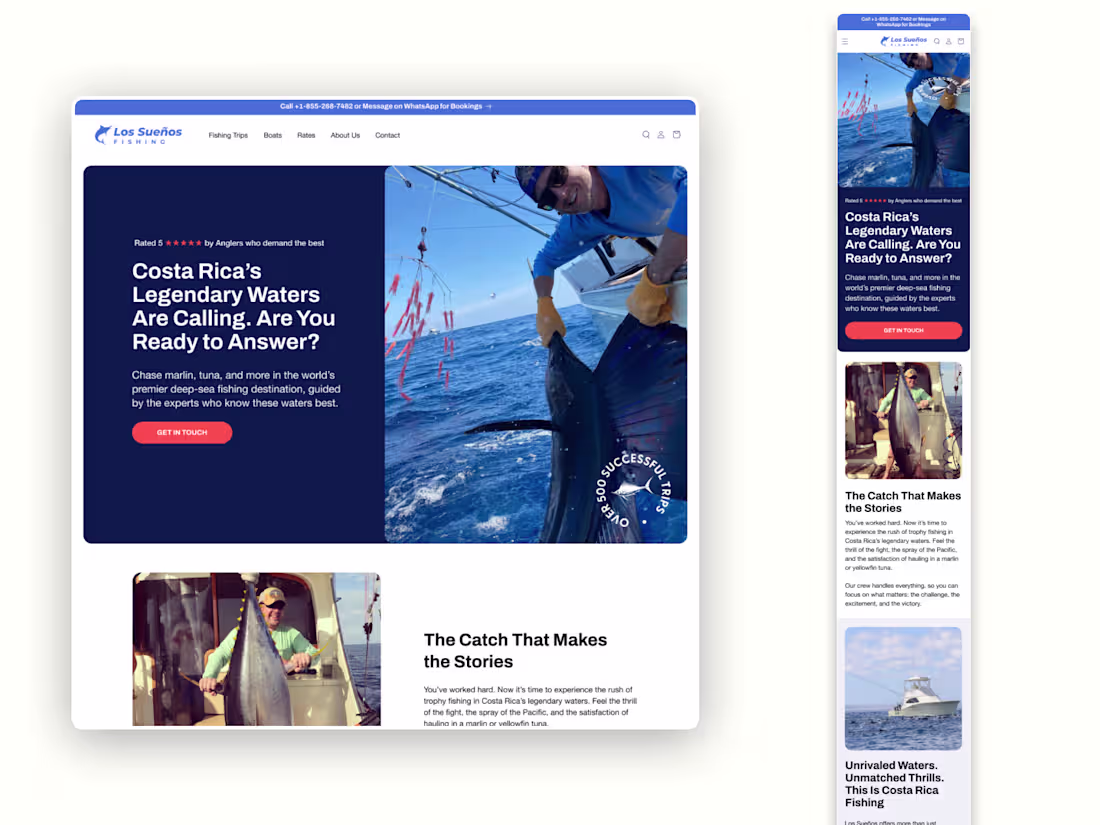 Cover image for Replo Product Page Design & Development for Fishing Brands