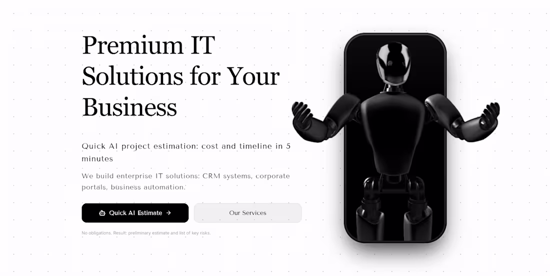 Cover image for A dedicated website for IT