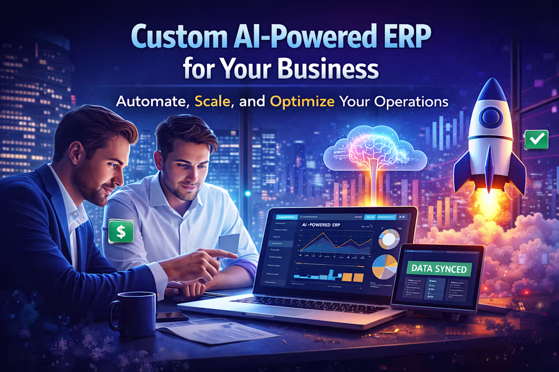 Cover image for Build a Custom AI-Powered ERP for Your Business