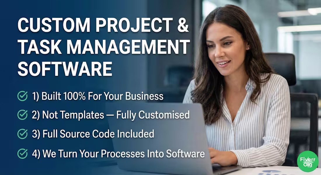 Cover image for Custom Project and task management software
