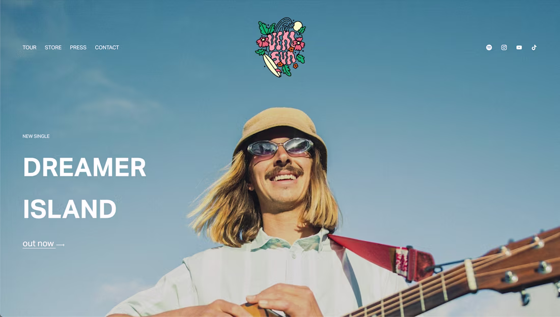 Cover image for Veni Sun Music - Website