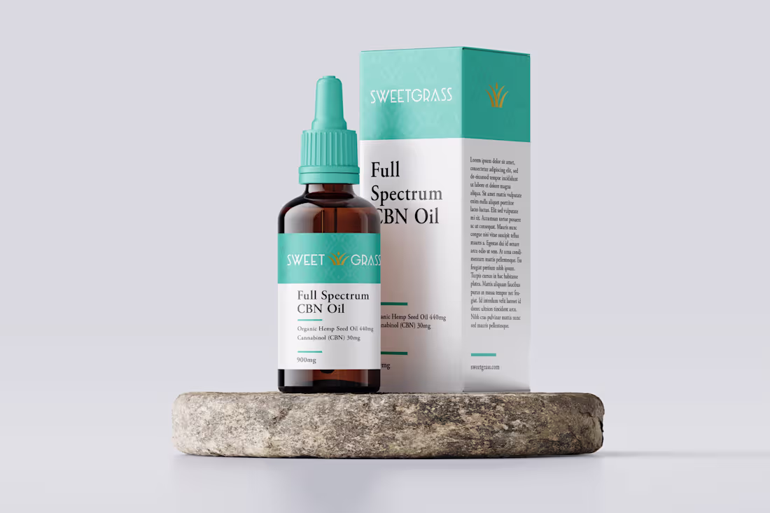 Cover image for SweetGrass • Packaging for a Cannabis Dispensary (InDesign)