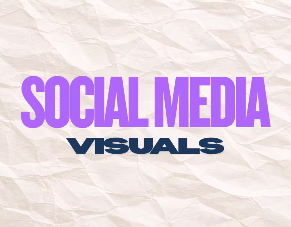Cover image for Social Media Visuals [Portfolio Piece]
