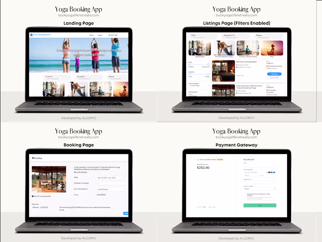 Cover image for Book Yoga Life Retreats