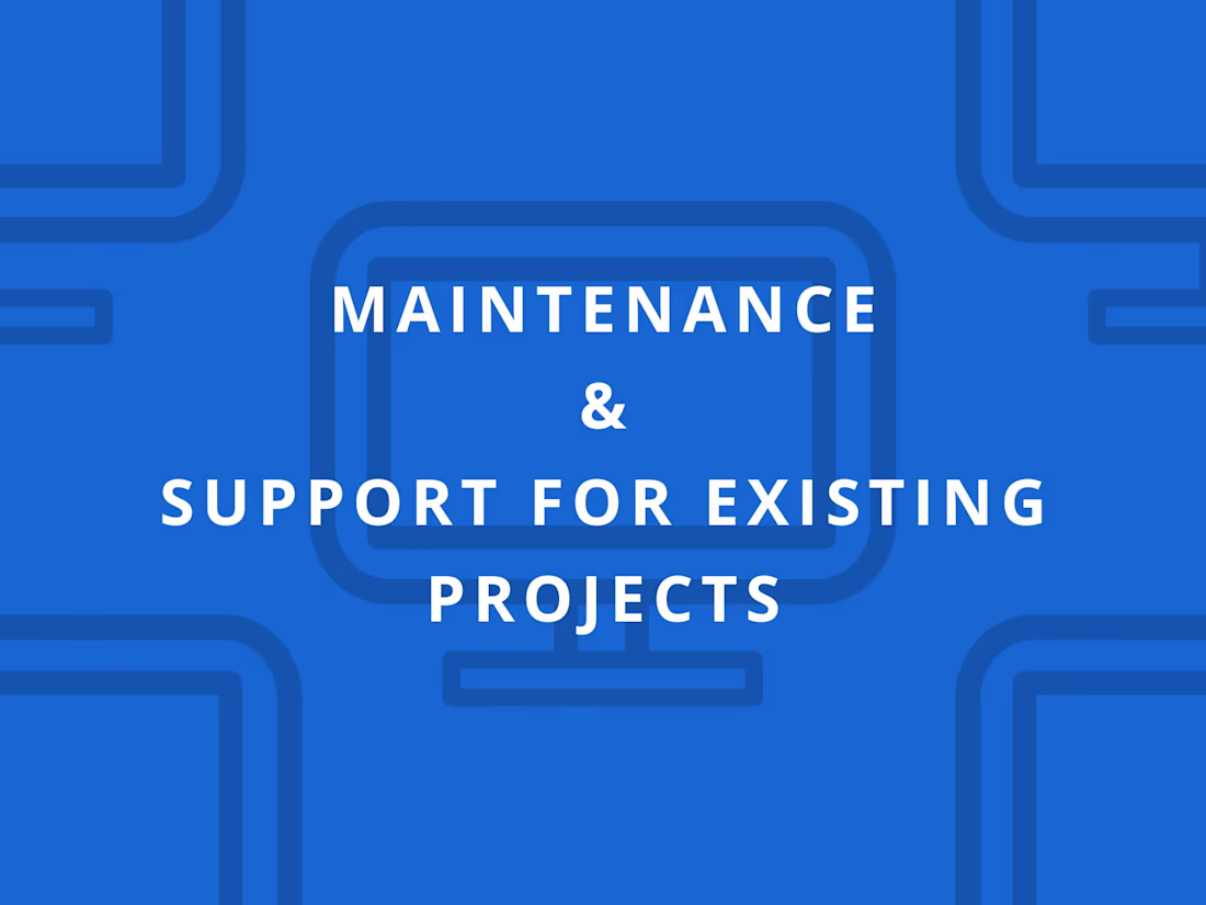 Cover image for Ongoing support for site and app maintenance