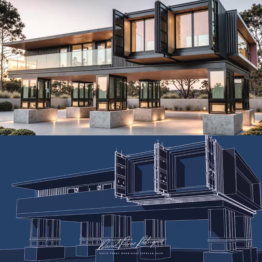 Cover image for From blueprint to 3D rendering, we transform shipping contai...