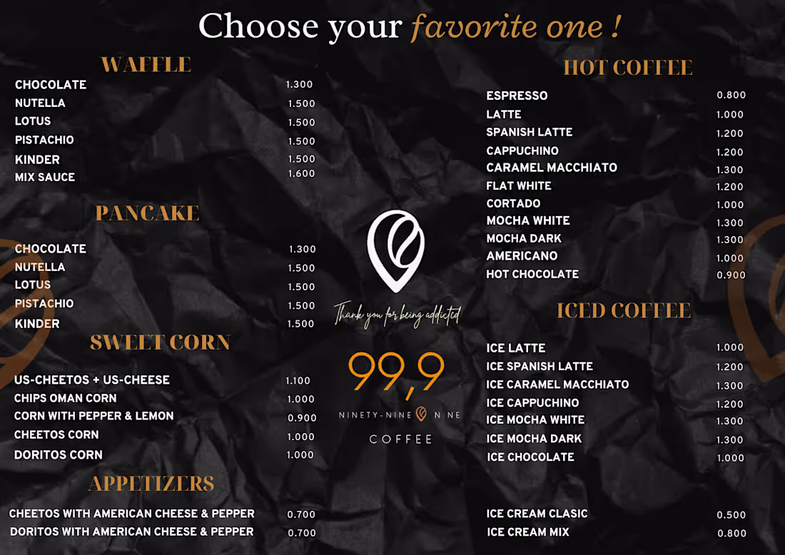 Cover image for Menu Design