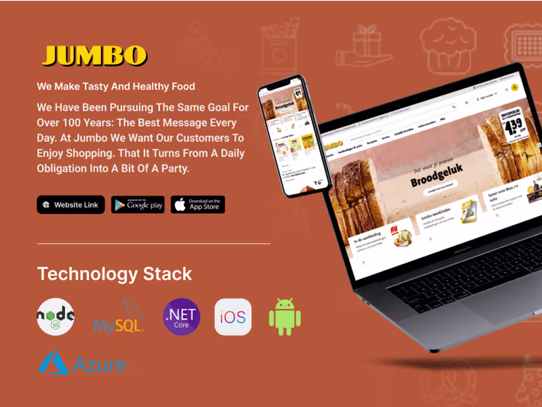 Cover image for Faster Shopping app JUMBO
