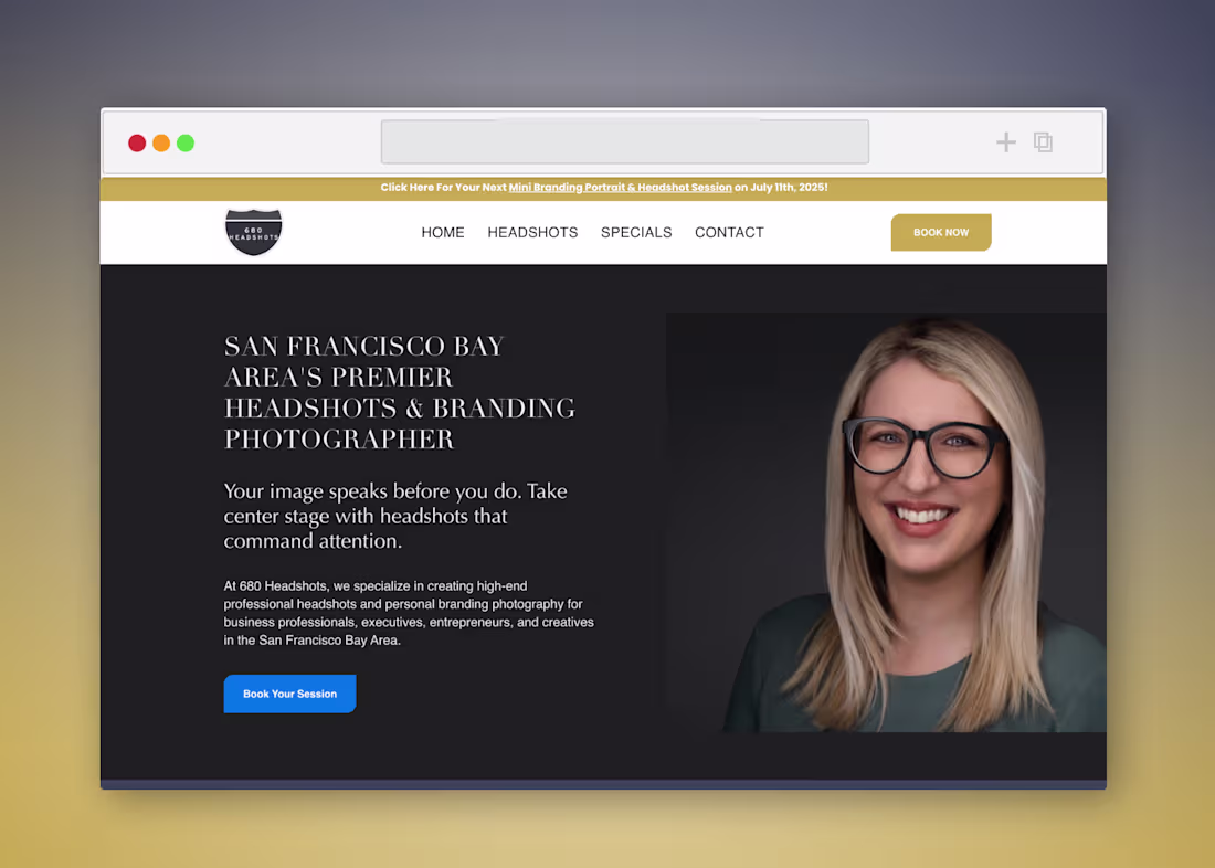 Cover image for Website Design and Development for 680 Headshots