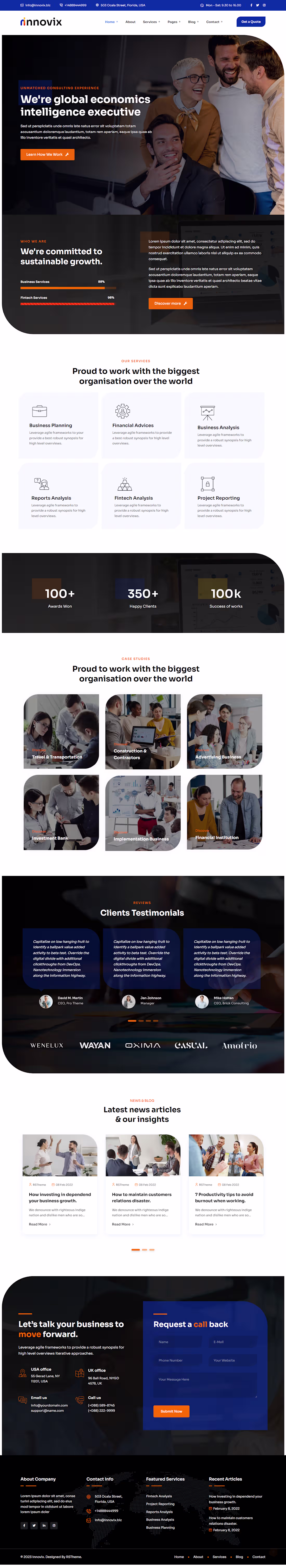 Cover image for Agency website Design