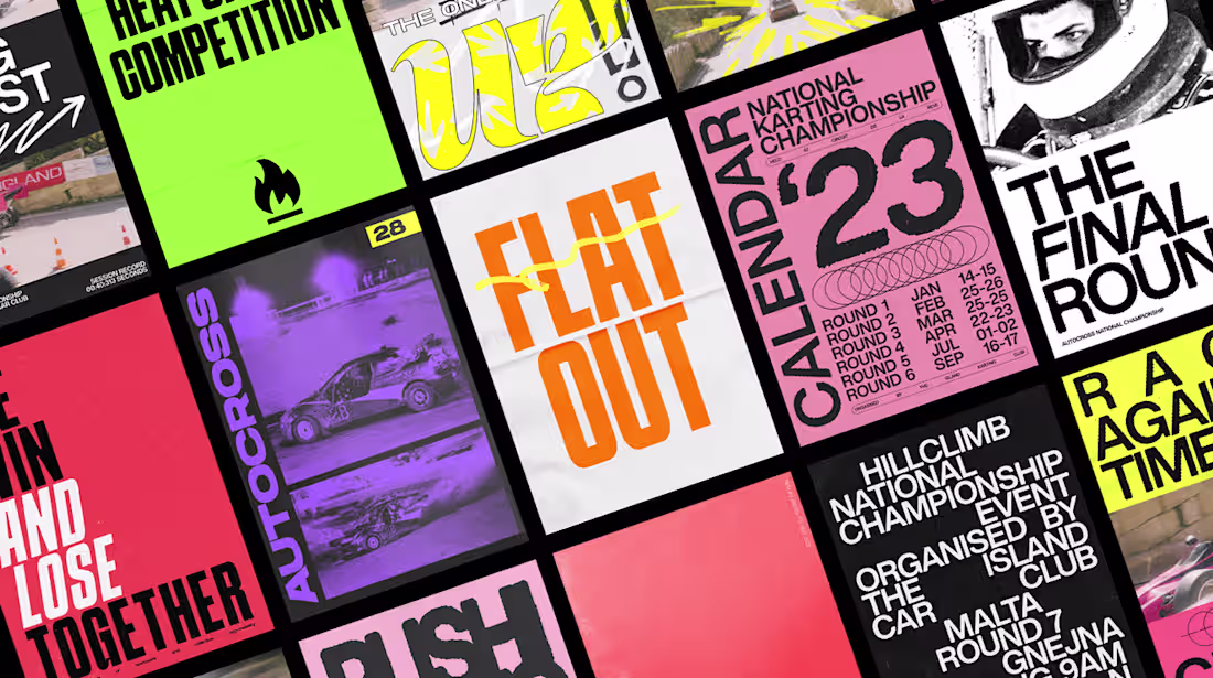 Cover image for MOTORSPORT POSTER COLLECTION 