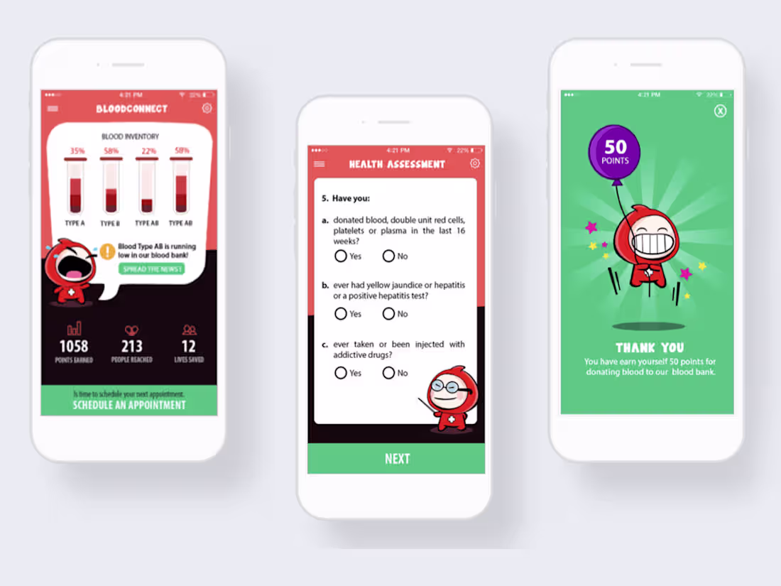 Cover image for Blood Connect App