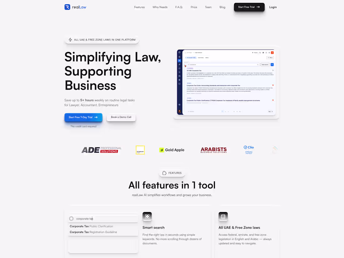 Cover image for realLaw (SaaS)