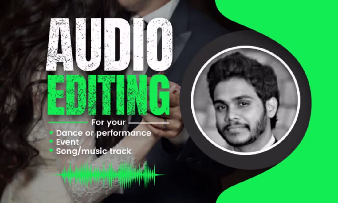 Cover image for I will edit, cut, mix songs for your performance, dance or event