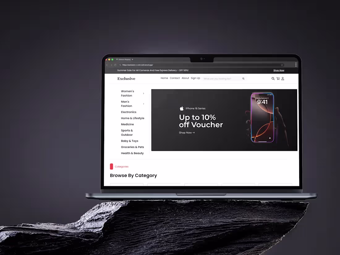 Cover image for 🛒 Modern E-Commerce Platform | Smooth UI & Animations Built...