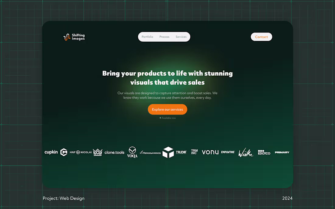 Cover image for 3D Design Agency Web Design :: Behance