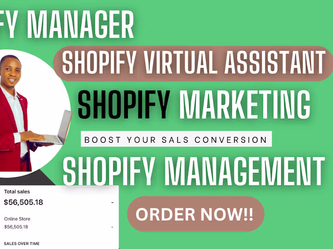 Cover image for E-commerce Store Boost Shopify  dropshipping sales