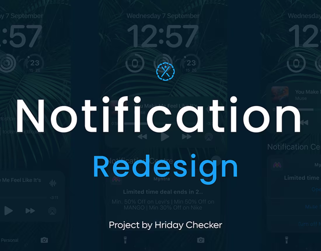 Cover image for Redesign of a Notification