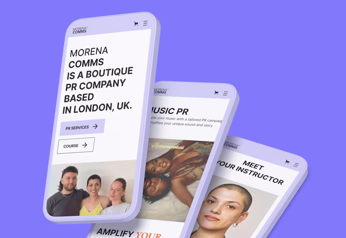 Cover image for Morena Comms, a PR company in London