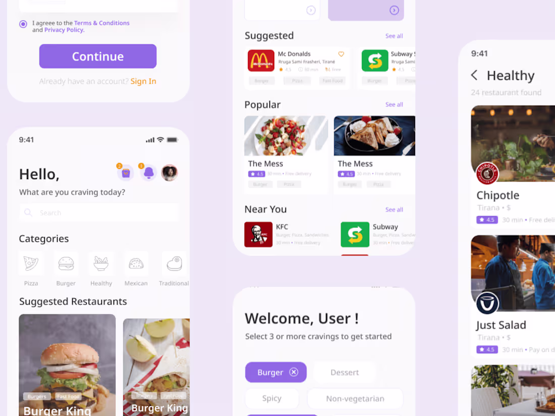 Cover image for Food Delivery Mobile App