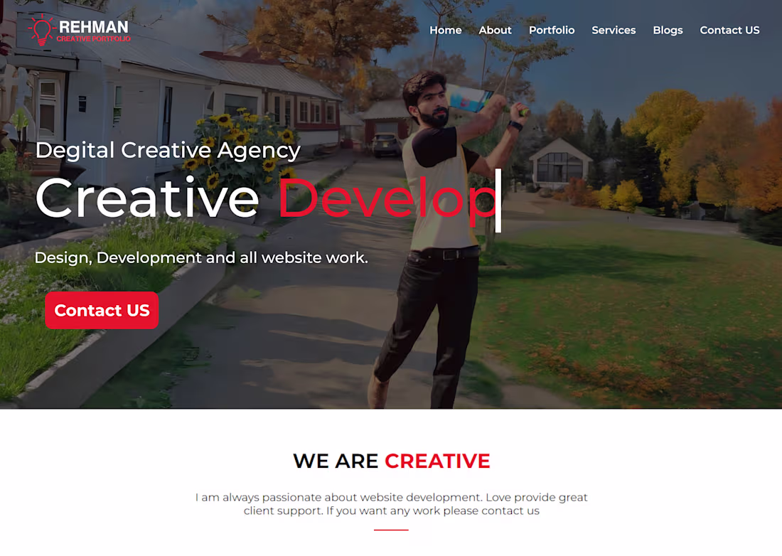 Cover image for Portfolio website