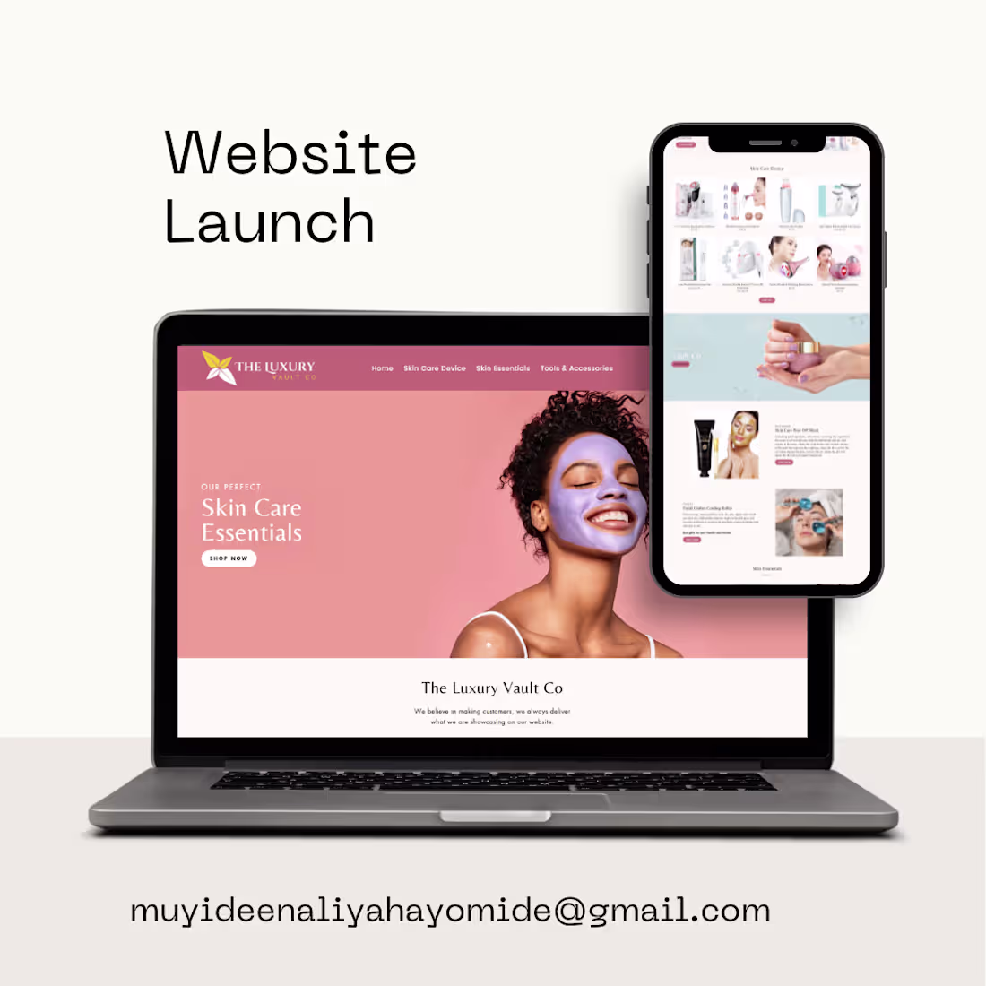 Cover image for Shopify Store Design for Skincare