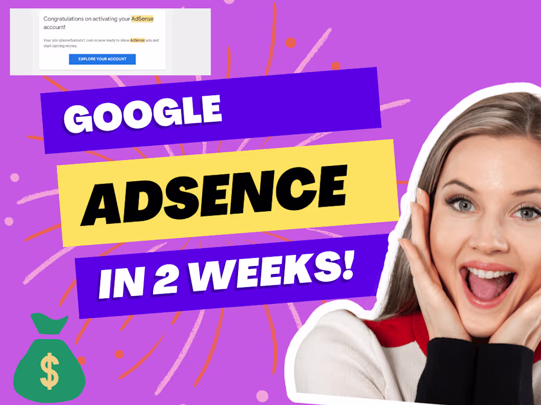 Cover image for I will make google adsense approval website for you