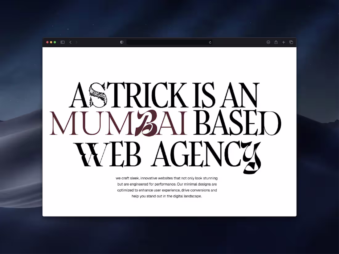 Cover image for Astrick Landing Page Framer Website Design & Development