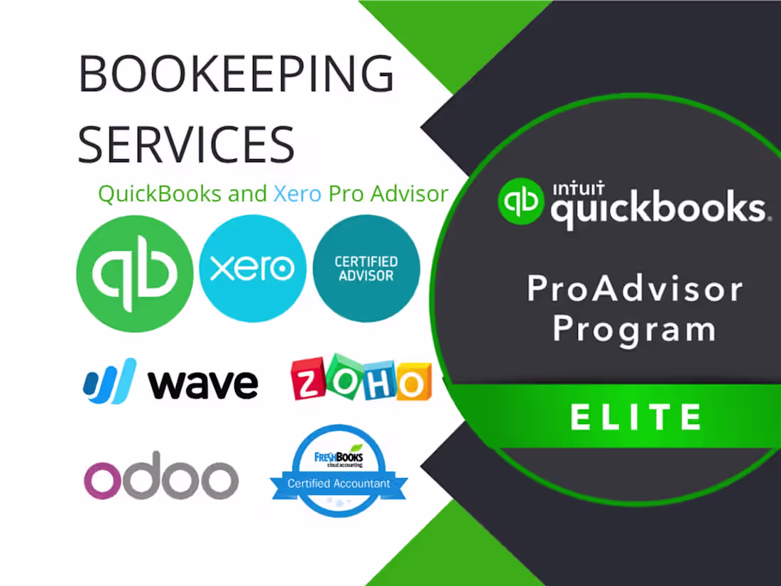 Cover image for I will do your bookkeeping and accounting work