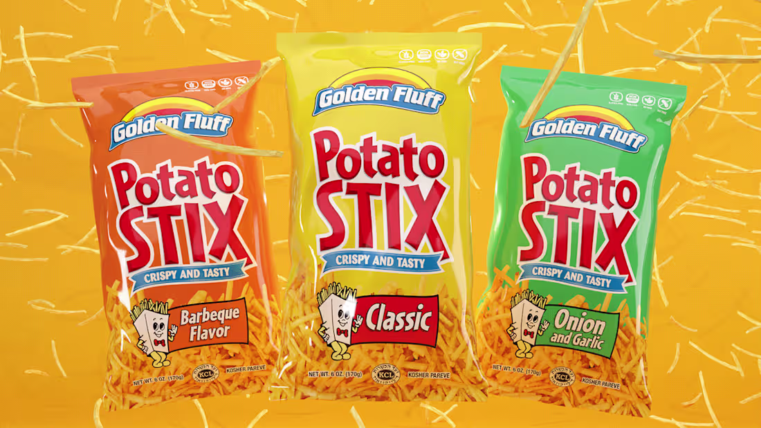 Cover image for Potato Sticks Snack Packaging Design