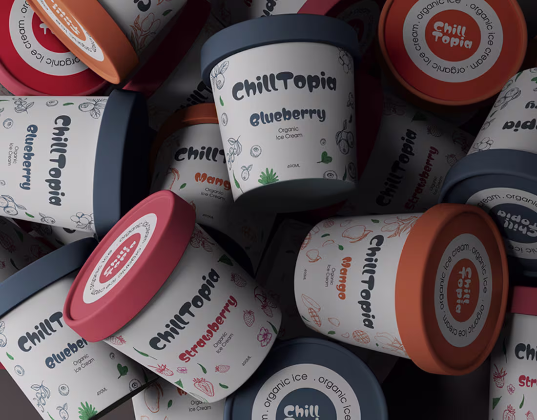 Cover image for ChillTopia Ice Cream Brand