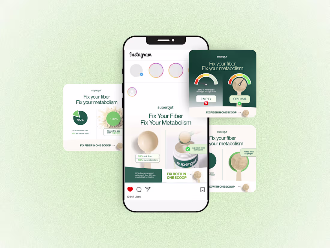 Cover image for Ad Concepts for Metabolic Health Brand