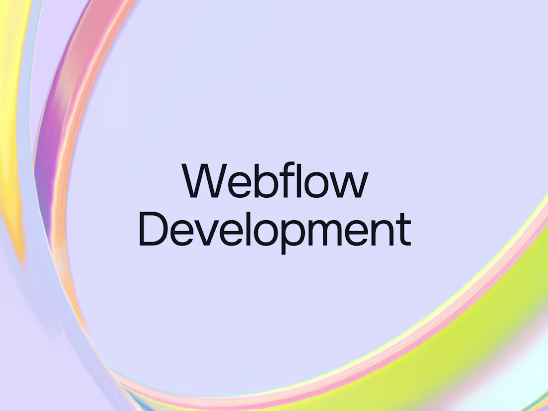 Cover image for Webflow Development