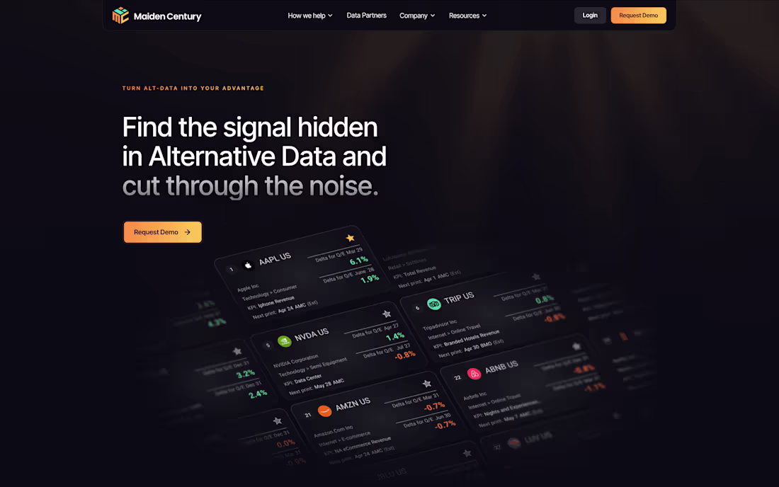 Cover image for Maiden Century — Website Design & Webflow Development