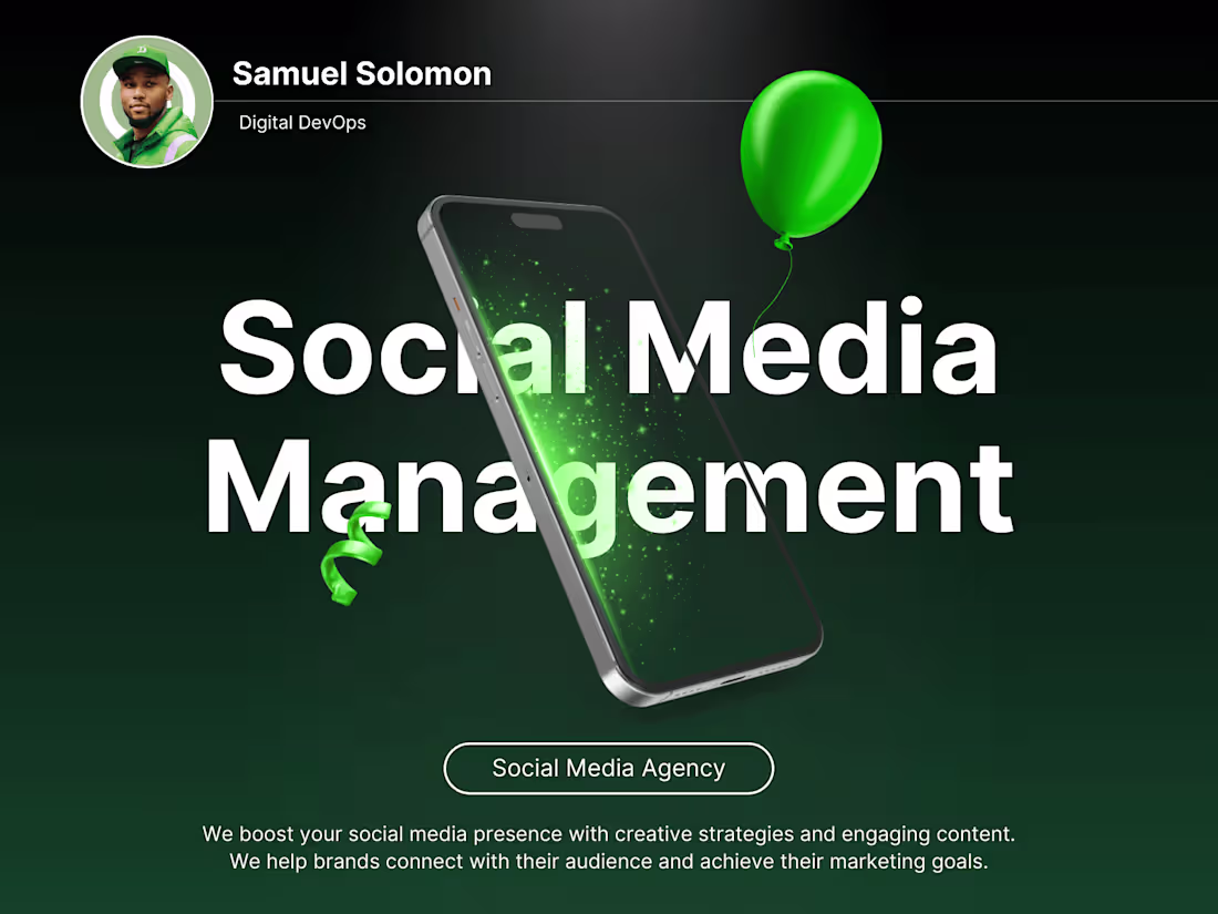 Cover image for Social Media Management & Optimization