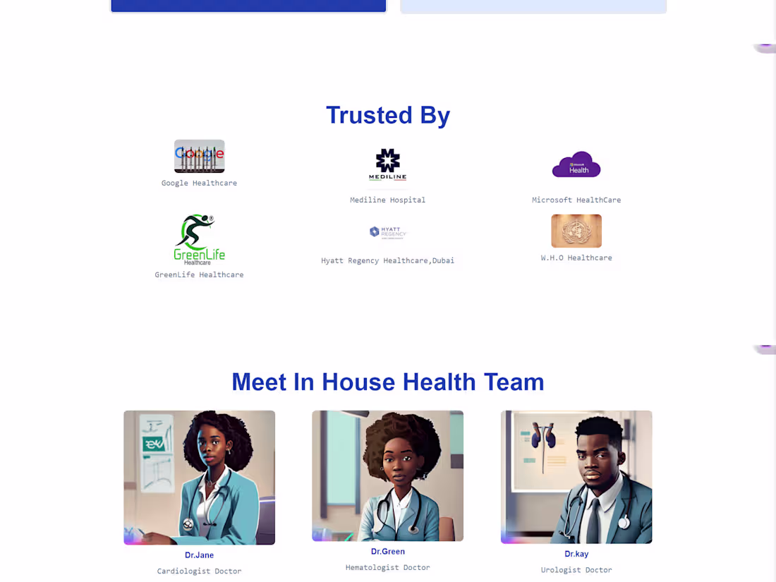 Cover image for Telemedicine website