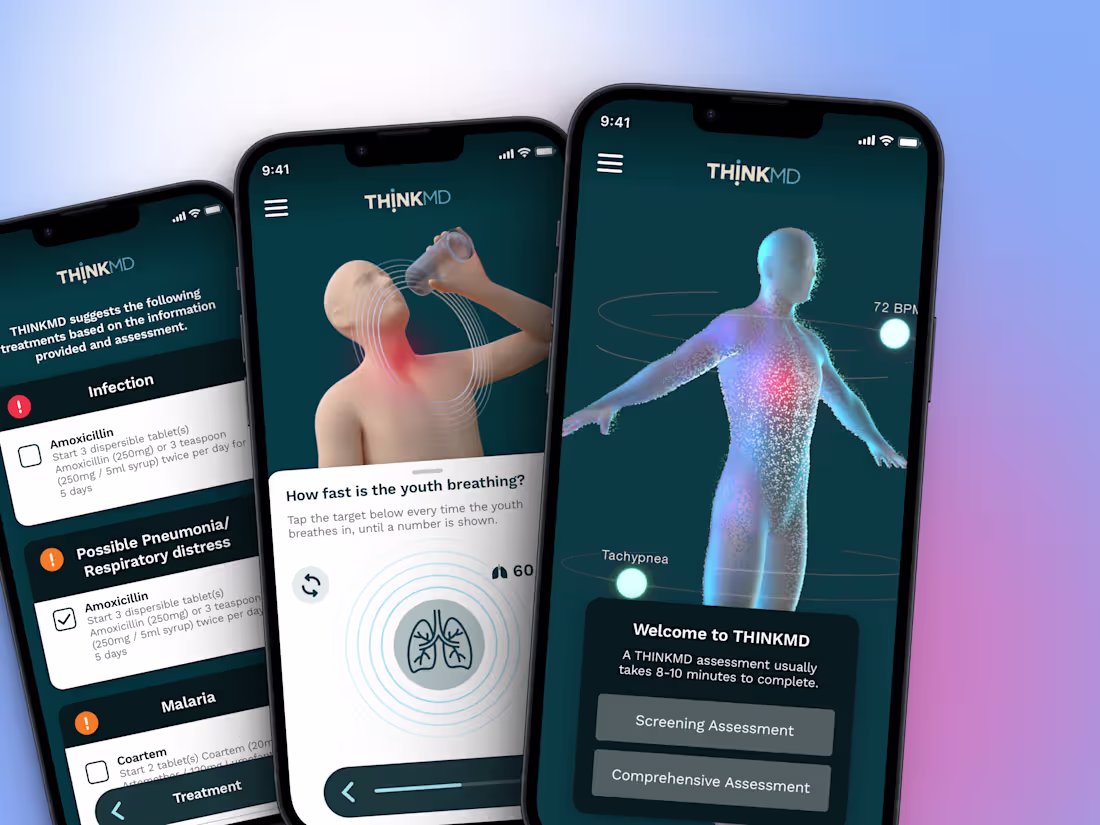Cover image for ThinkMD Mobile App Design