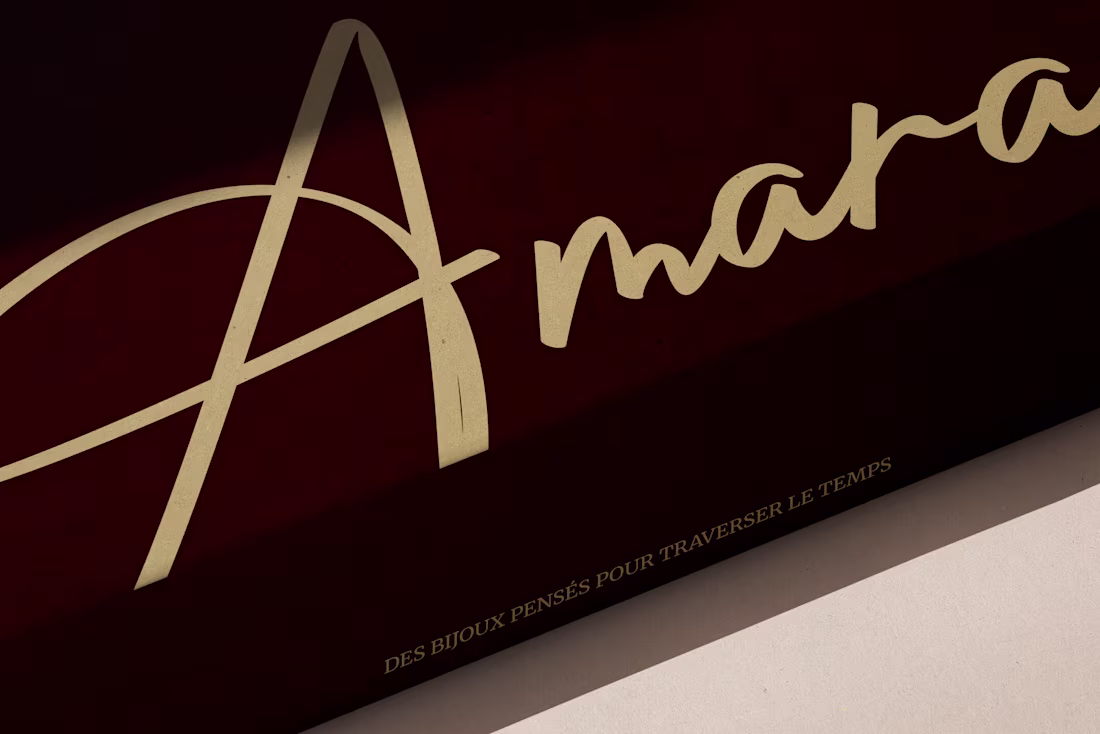 Cover image for Visual Identity for Amara Jewelry