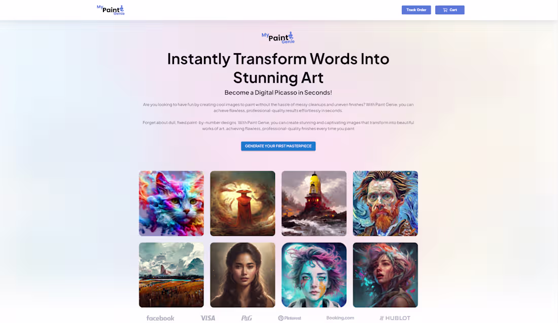 Cover image for AI-Powered Creative Platform Development for PaintGenie