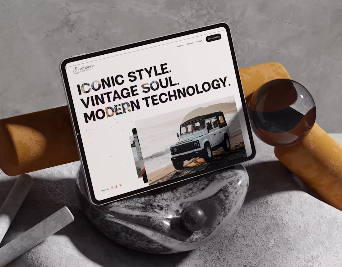 Cover image for UX/UI Website Design and Webflow for Automotive Brand