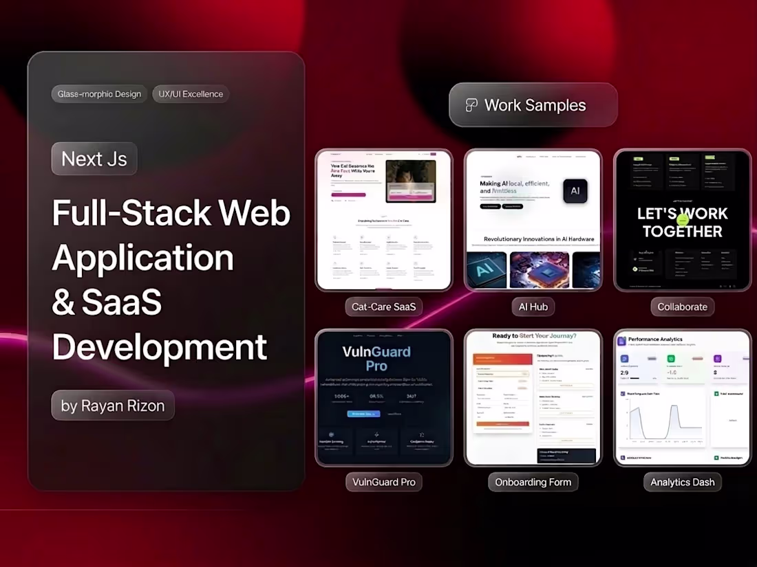 Cover image for Next.js Full-Stack Web Application & SaaS Development