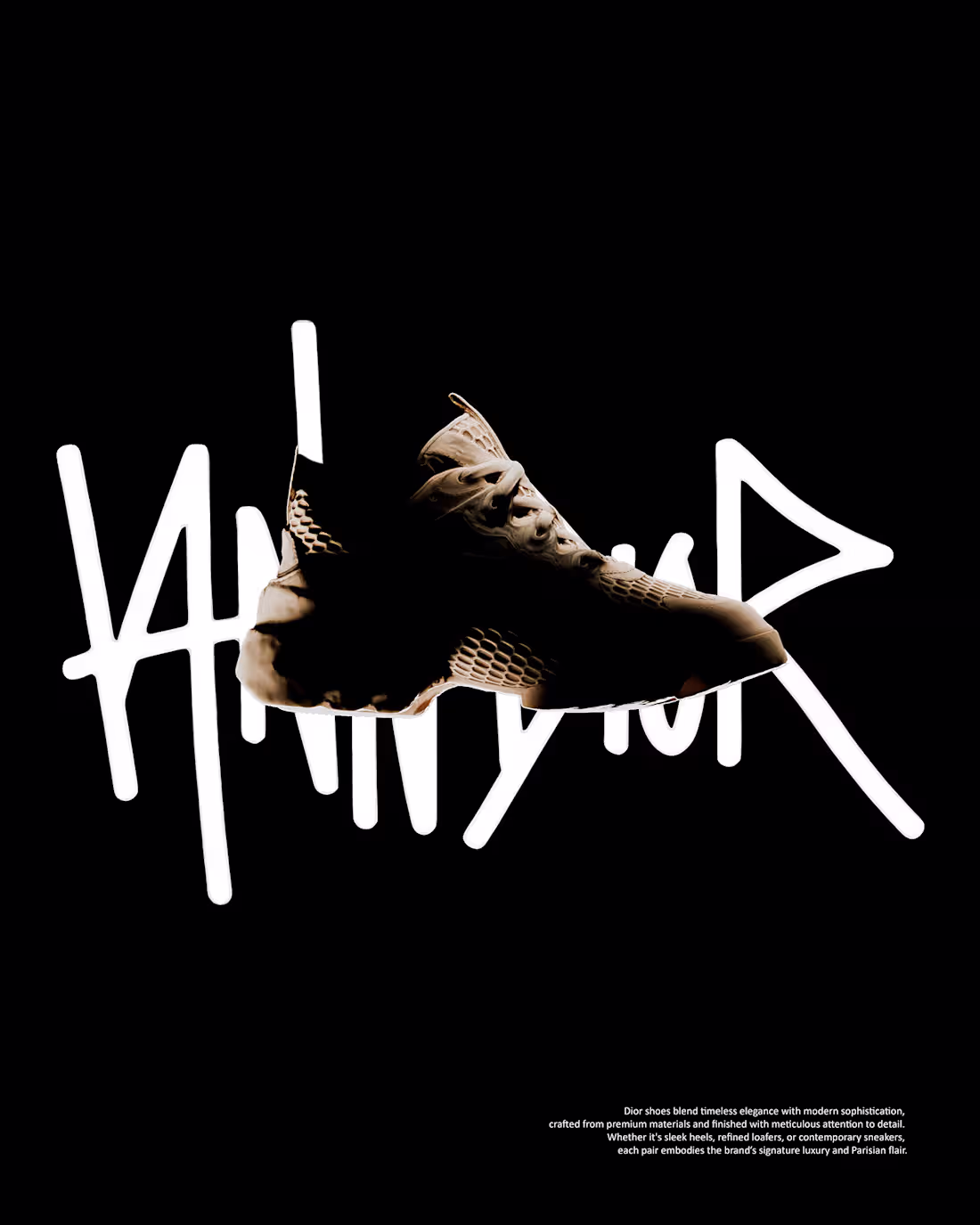 Cover image for Dior shoe 3D product design